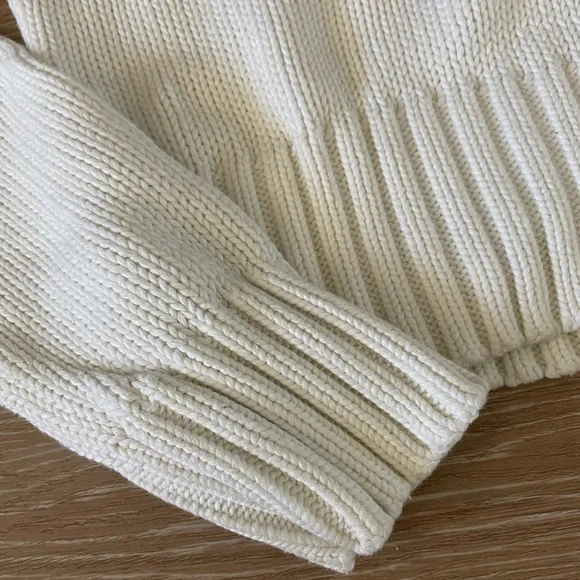 Polo Jeans Ralph Lauren white basic knit sweater - Picture 3 of 7